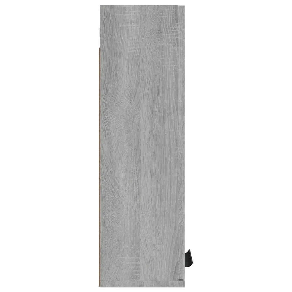 Mobile da Bagno a Parete Grigio Sonoma 32x20x67 cm 817061
