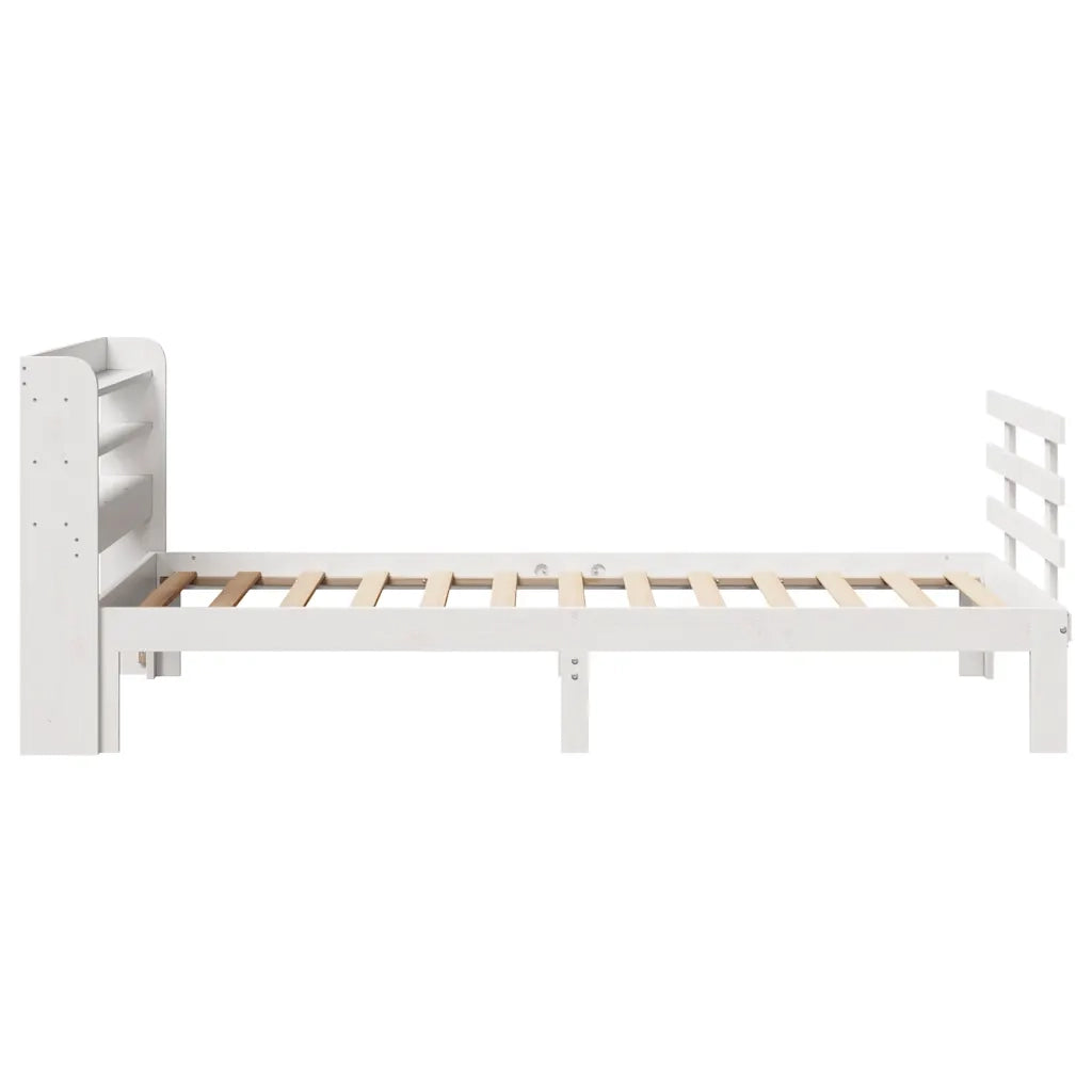 Giroletto con Testiera senza Materasso Bianco 90x200 cm 3306848