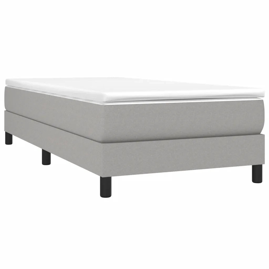 Giroletto a Molle Grigio Chiaro 100x200 cm in Tessuto cod mxl 61060