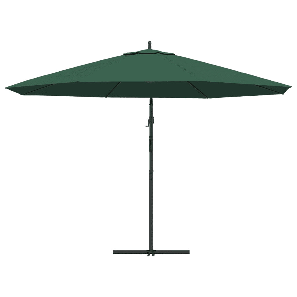 Ombrellone a Sbalzo da Giardino-Ombrello da giardino 3,5 m Verde