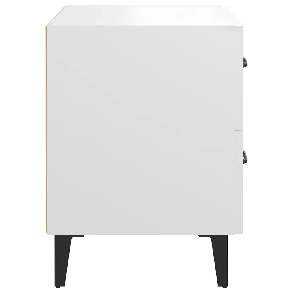 Comodino Bianco 40x35x47,5 cm cod mxl 31056