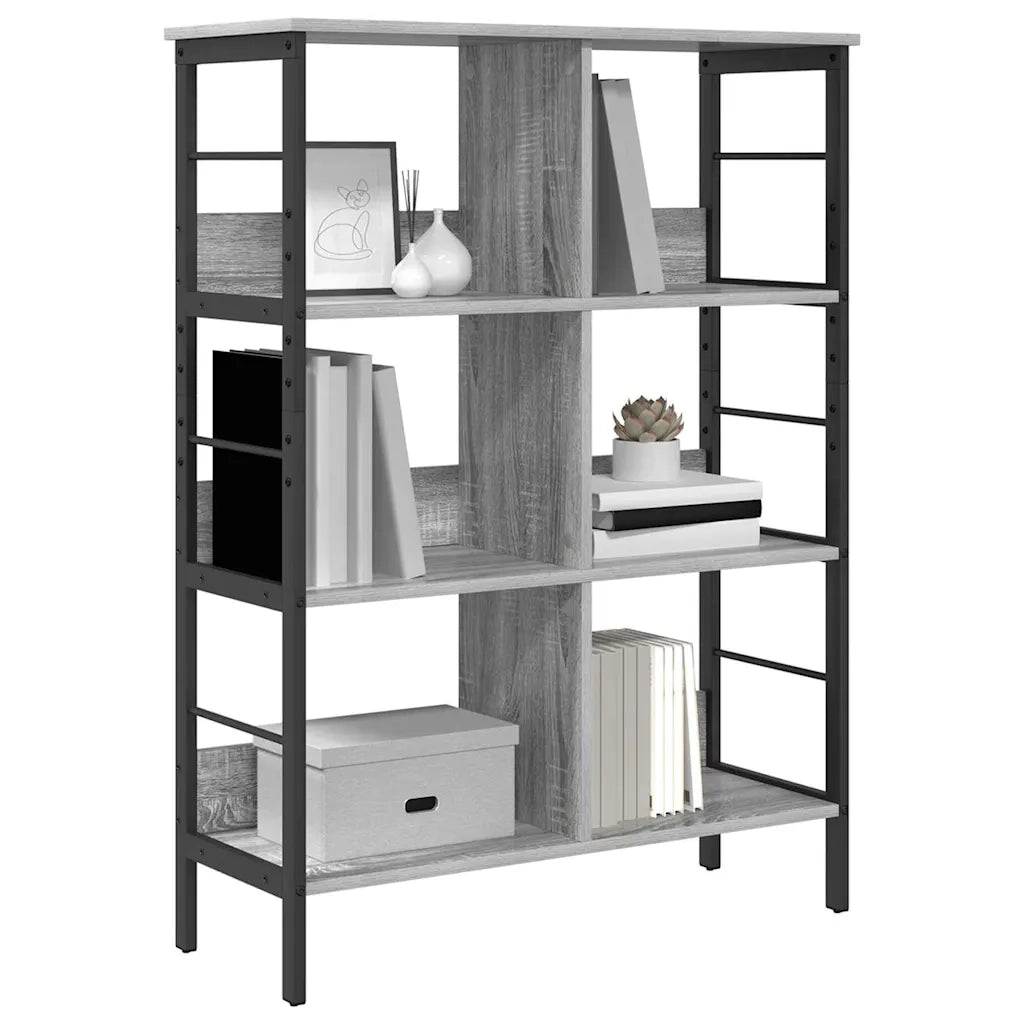 Libreria Grigio Sonoma 82 x 32 x 112 cm Legno multistrato 883991