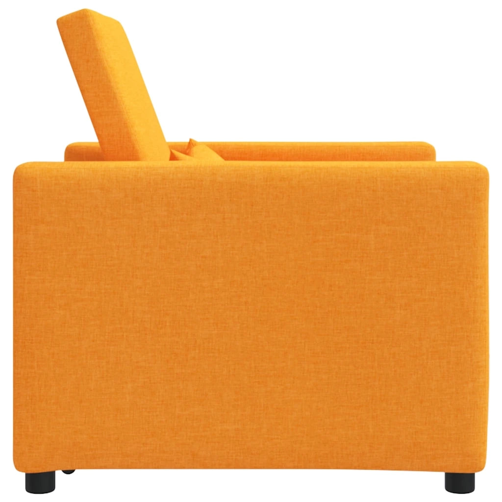 Divano letto estraibile singolo-Sofa Letto-Daybed Giallo scuro 90 x 165 x 87 cm