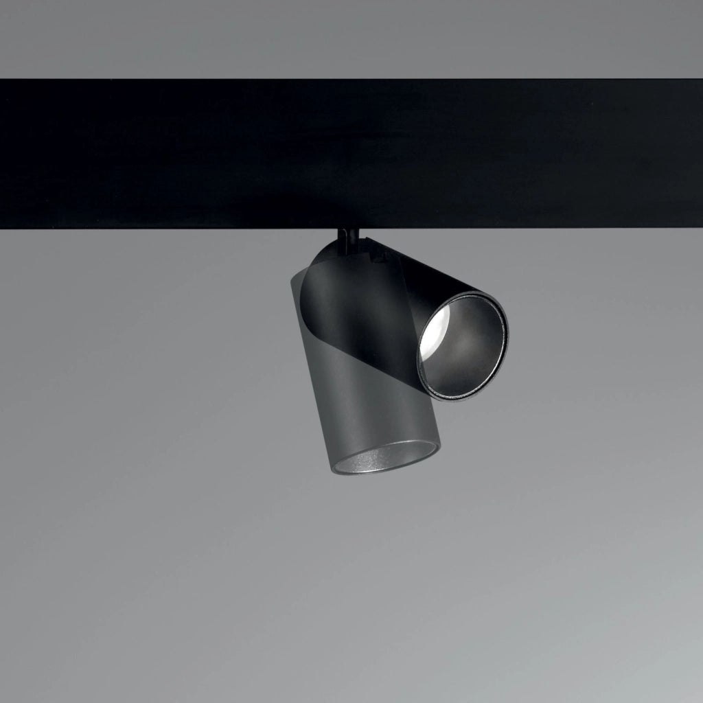 EGO SPOT TRACK SINGLE LED COB CITIZEN DIMMERABILE DALI 900 lm 2700 K 8 W 30° D.4CM NERO