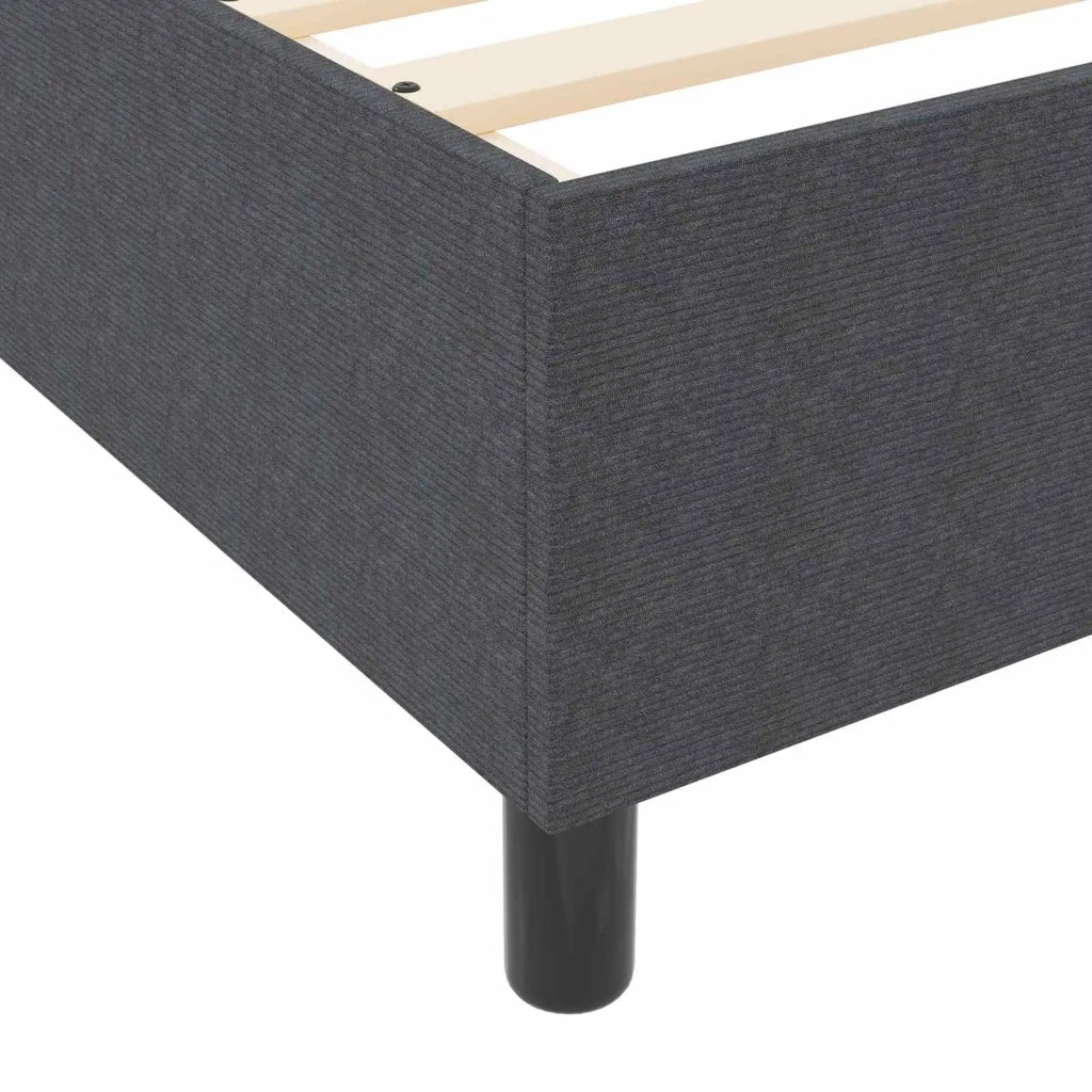 Struttura letto piattaforma-Giroletto-Rete del Letto Grigio scuro 80 x 200 cm