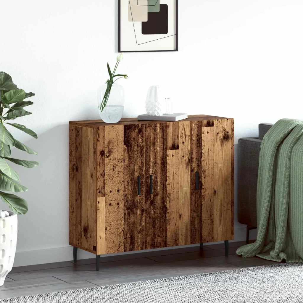 Credenza Legno vecchio 90 x 34 x 80 cm Legno multistrato 879586