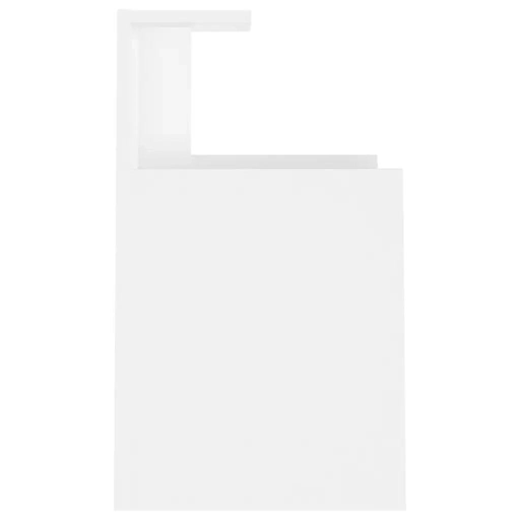Comodino Bianco 40x35x60 cm in Legno Multistrato 806175