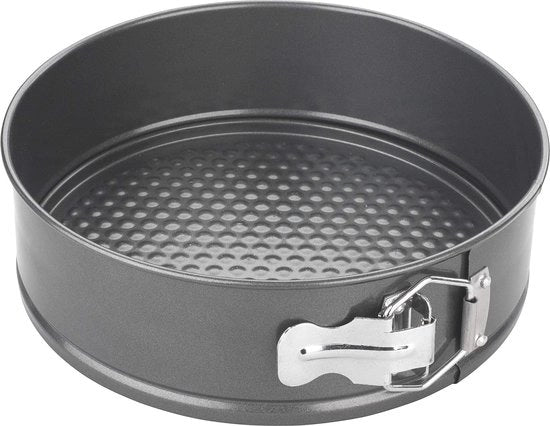 Torta a forma rotonda 21 cm con fondo separabile e rivestimento antiaderente - Adatto per lavastoviglie, frigorifero e congelatore