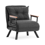 Poltroncina Keoni, Poltrona Reclinabile, 60x78x78h cm Grigio Cenere