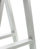 Set 2 gambe per tavolo a forma di A 70x72 cm stile industriale grigio