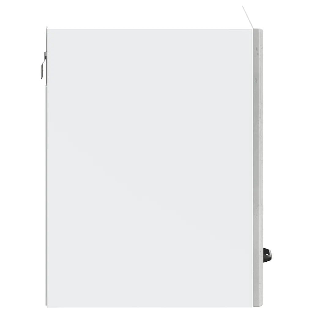 vidaXL Pensile da Cucina Kalmar Grigio Cemento in Legno Multistrato