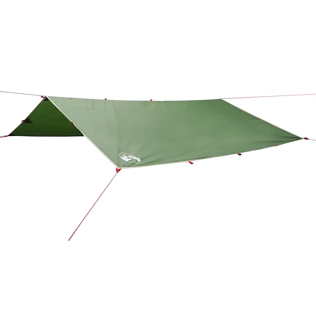 Telone da campeggio | Tenda da campo Verde 500x294 cm Impermeabile
