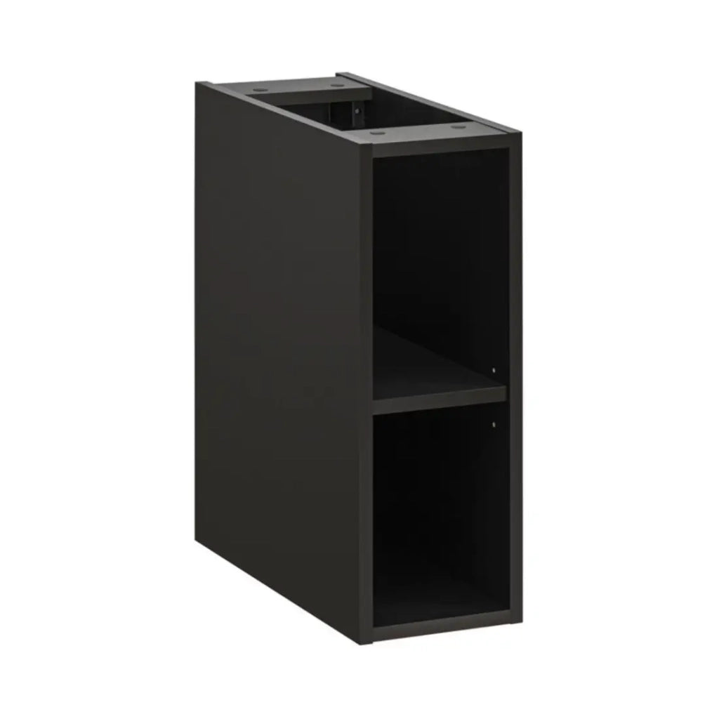 Mobile da bagno aggiuntivo sotto lavabo KINOKO – 2 ante – Grigio antracite – L20 × P57 × H46 cm – Da appendere
