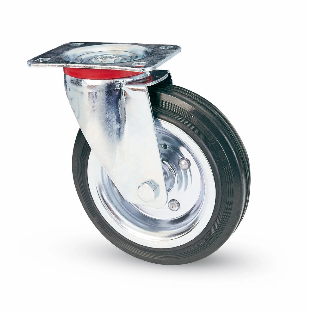 Avo RUOTA GIREVOLE PER CARRELLI art.80 mm.150-piastra mm.100x85