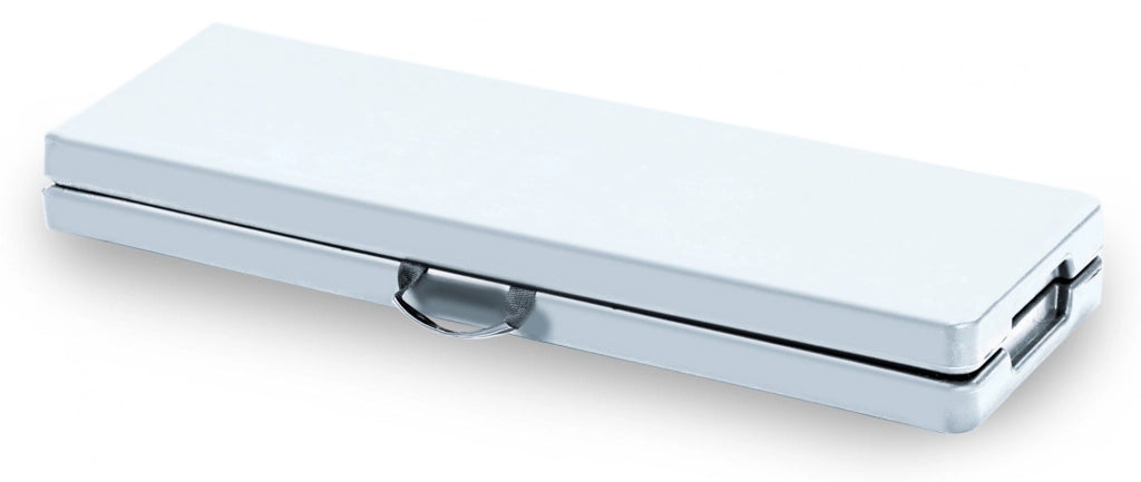 Panca pieghevole a valigia catering, scampagnata, giardino bianco 183x30x44 cm Fredi Olly