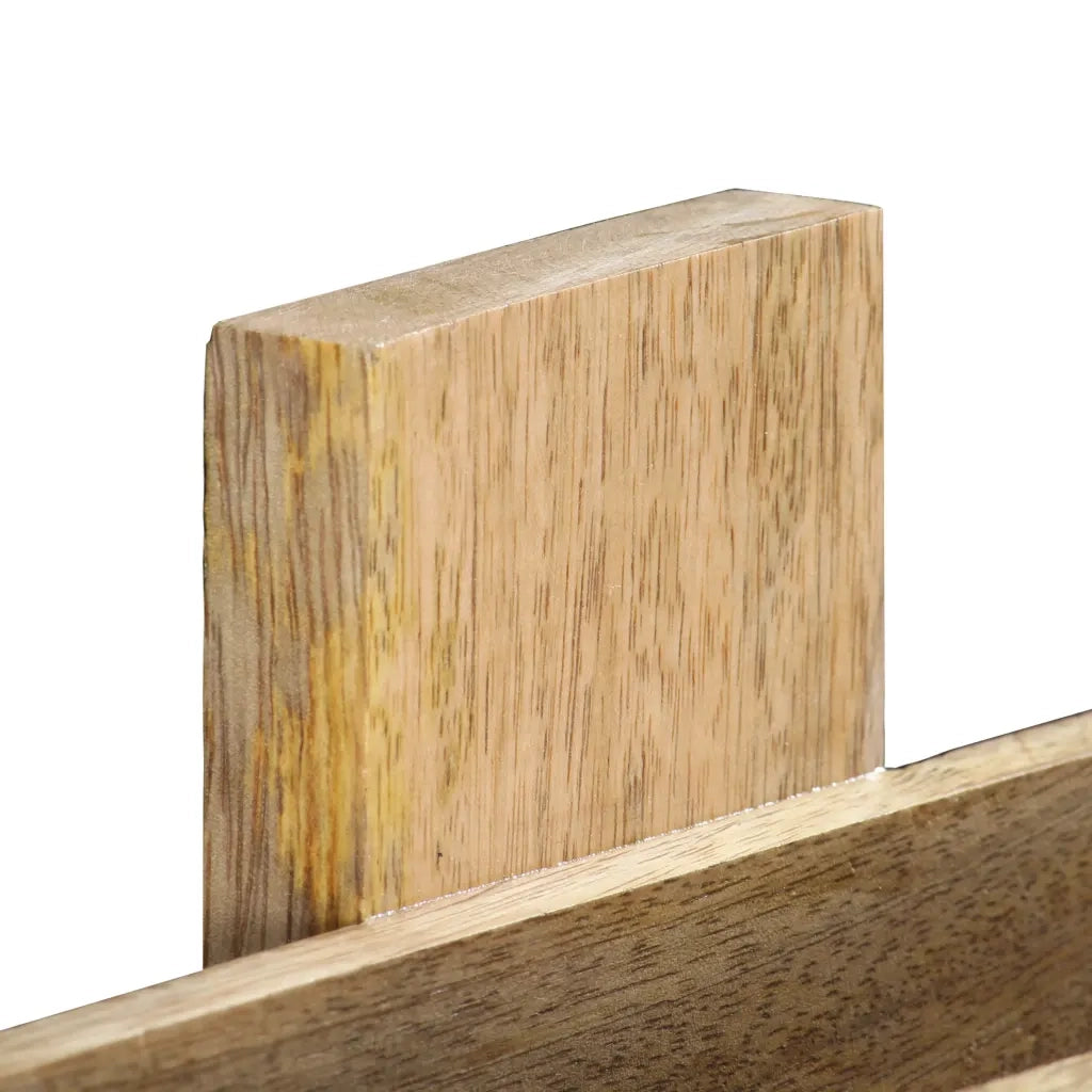 Portariviste a Parete 30x11x72 cm in Legno Massello di Mango 286466