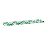 Cuscino per sedie | Cuscino per Panchina Foglia Motivo a foglia 150 x 50 x 3 cm