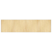 Tappeto del soggiorno | Tappeto Rettangolare Natura Chiaro 100x400 cm in Bamb¨´