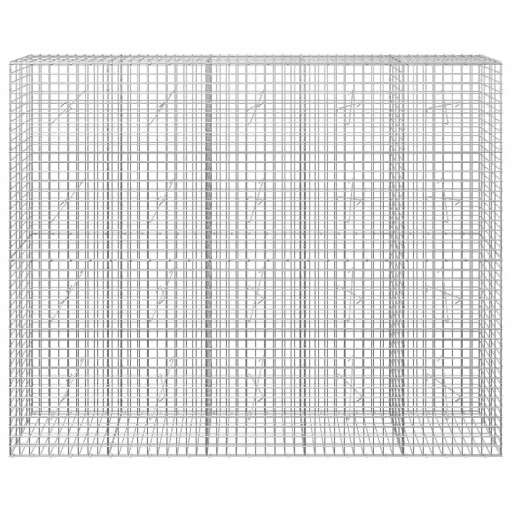 Gabione con filo da 5 mm e rete da 5x5 cm 250x20x200 cm 3464111