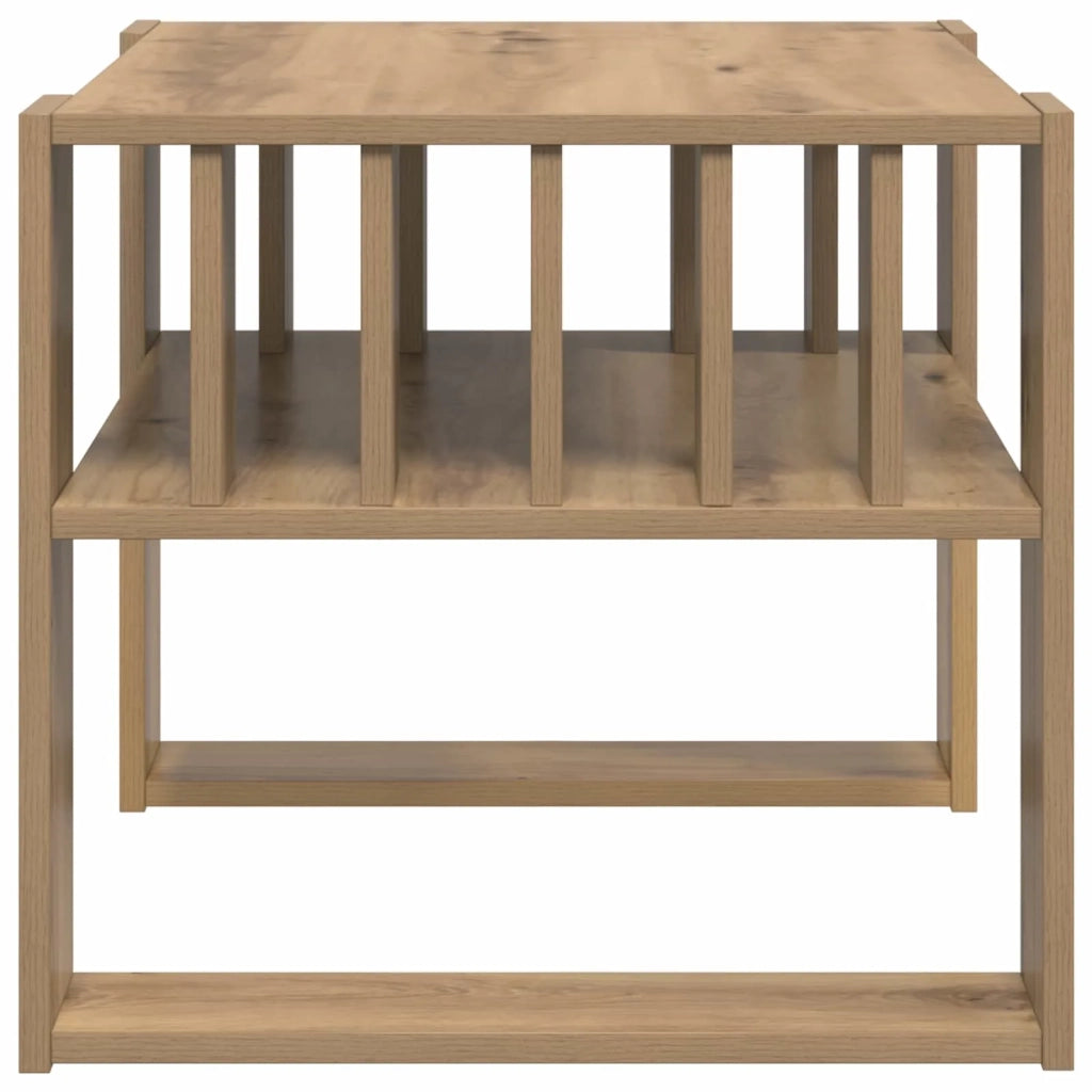 Tavolino da salotto Rovere artigianale 66 x 49,5 x 45 cm 8000123