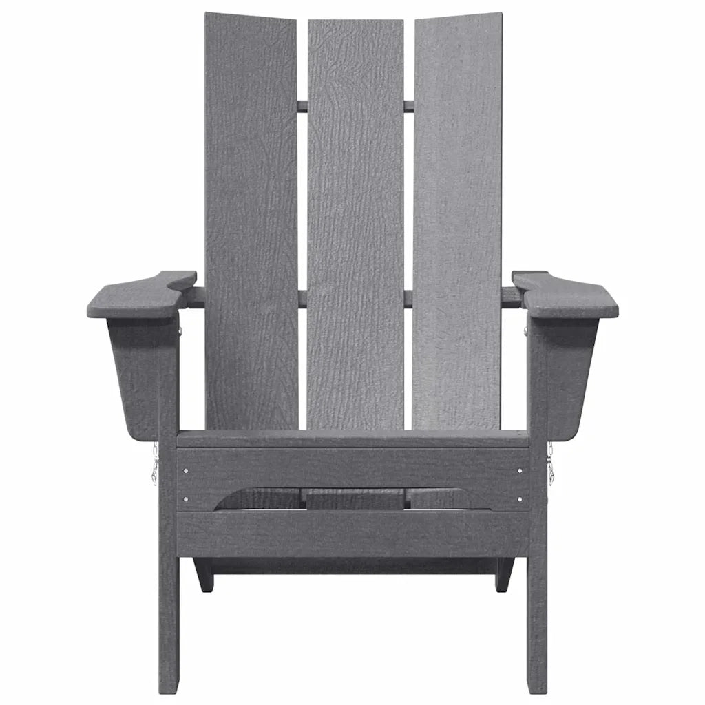 Sedia Adirondack Pieghevole Grigio chiaro 80,5 x 74,5 x 92 cm 42006620