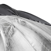 Ombrello reflex nero/argento, 150 cm