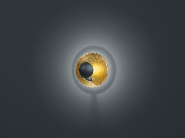 Applique da Interno a LED in Metallo Oro