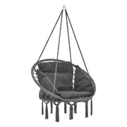 Amaca rotonda con cuscino diametro seduta 60 cm grigio scuro 03_0006059