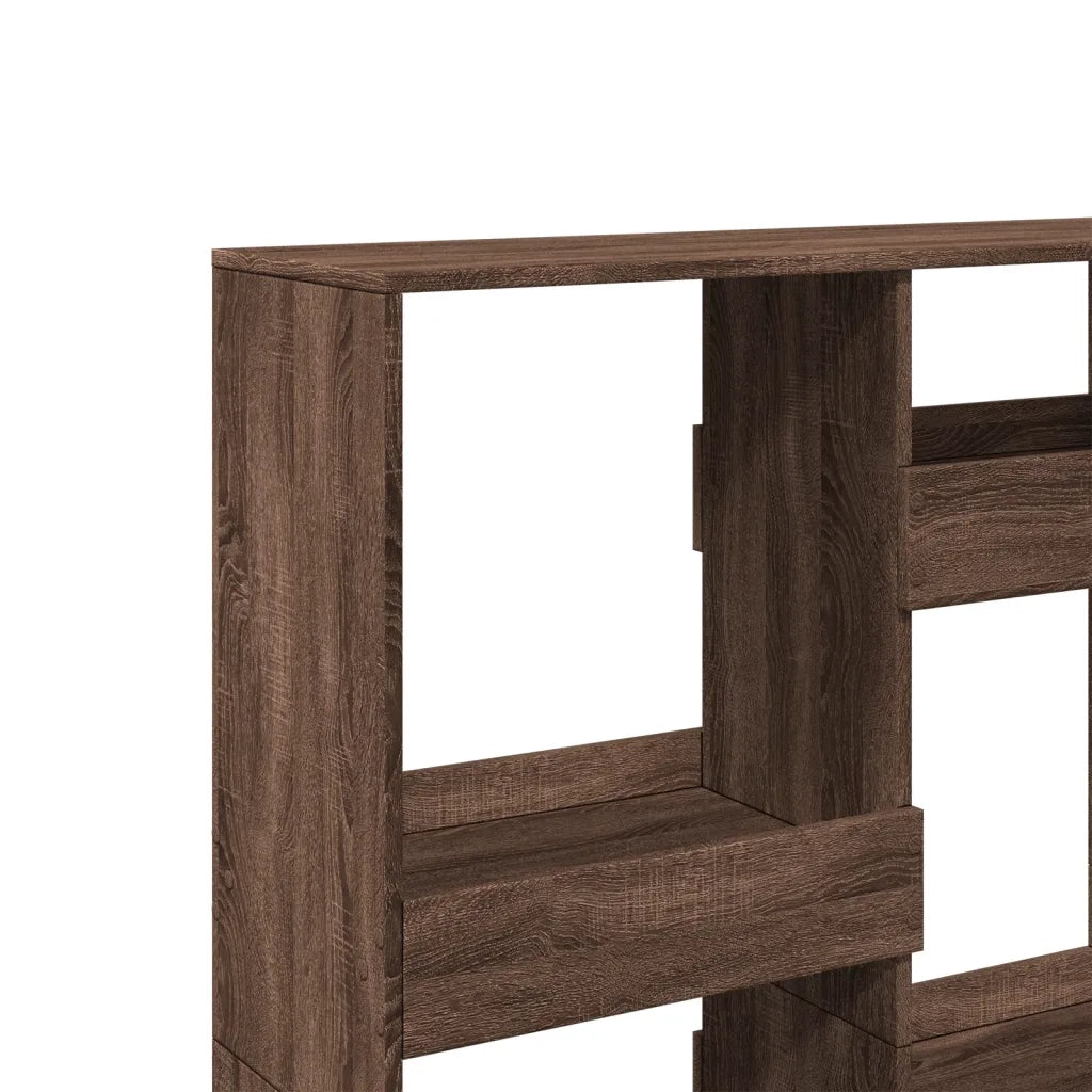 Divisorio Ambienti | Divider per stanze | Paravento Rovere Marrone 100x33x135 cm in Truciolato