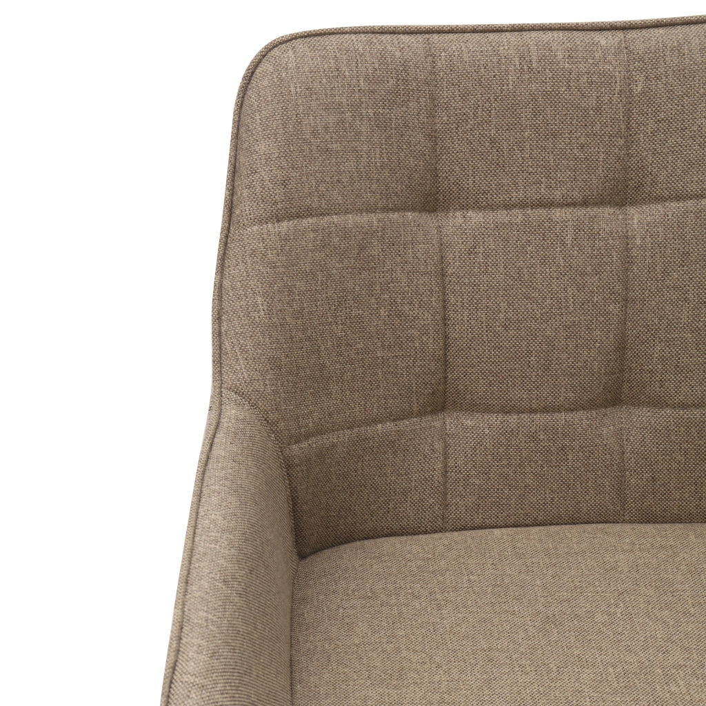 Sedie da Pranzo con Braccioli e Schienale Imbottito ¨C MINIMAL ¨C Set 2 Pezzi, Velluto