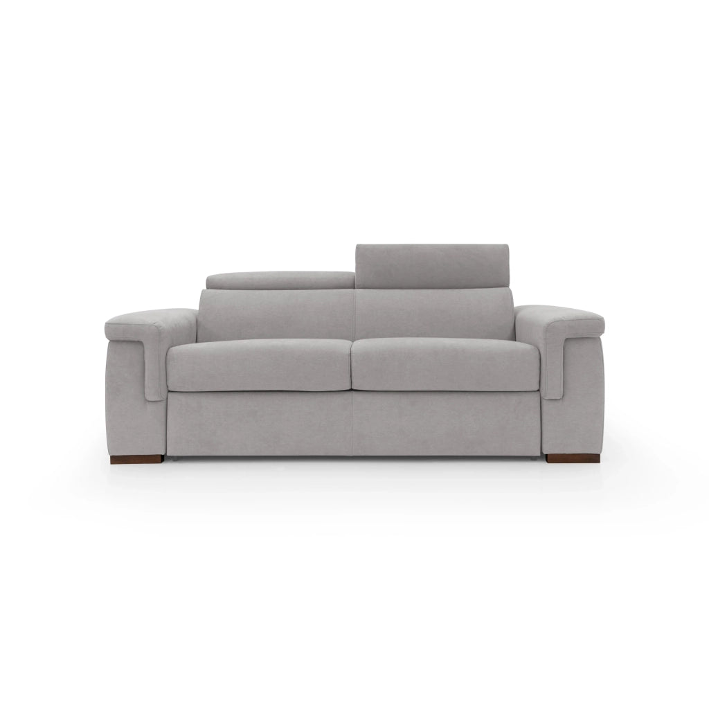 Giunone Divano letto mat. H18 200 cm (mat. 120x197 cm) grigio chiaro