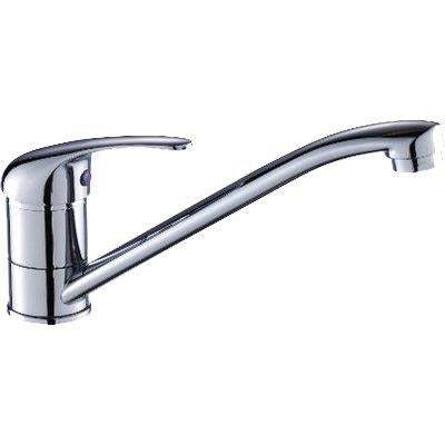 MISCELATORE LAVELLO MONO CANNA BASSA PARIGI EFFE  OTTONE CROMATO