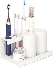 Tappo per spazzola da denti, tappo per spazzola da denti, tappo per spazzola da denti elettrica, lega di alluminio, tappo per spazzola da denti senza fori, per spazzole da denti elettriche, diaframma 35 mm (bianco, 20 cm)
