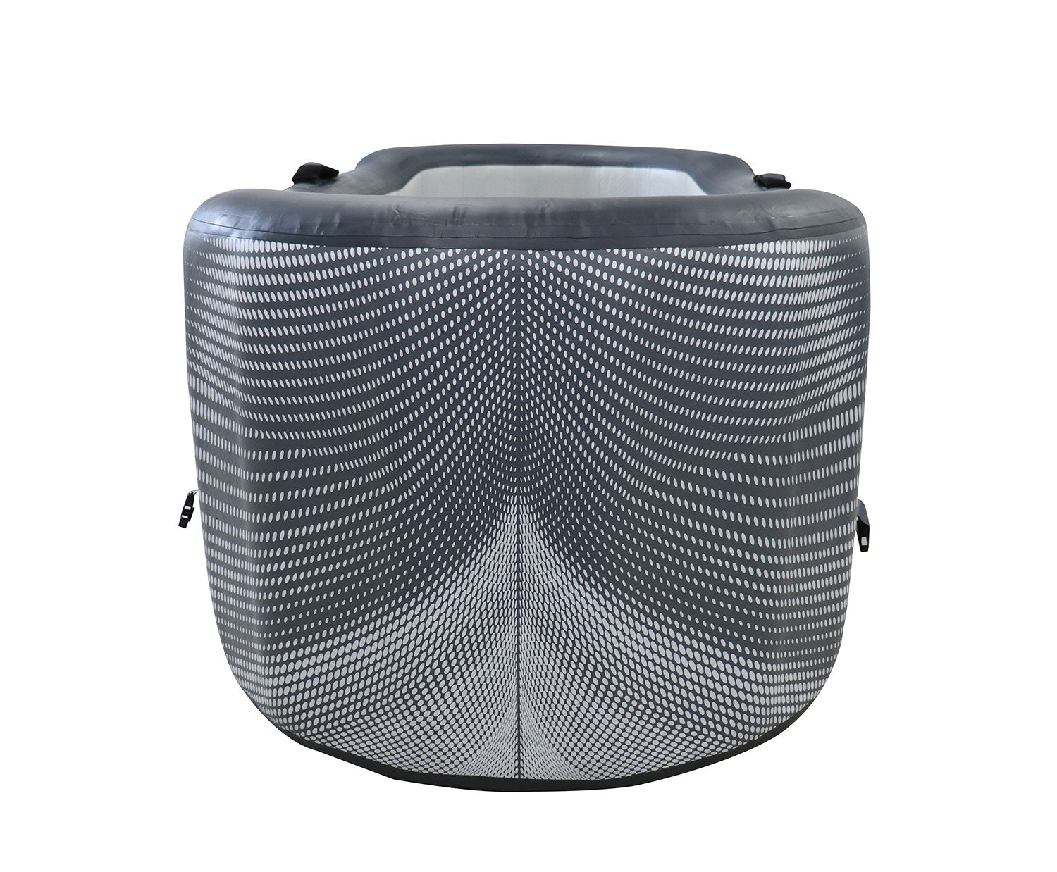 Piscina in Drop Stitch per Bagni di Ghiaccio con Kit Chiller 170x92x67A cm NetSpa Jarvi Grigio