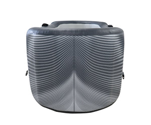 Piscina in Drop Stitch per Bagni di Ghiaccio con Kit Chiller 170x92x67A cm NetSpa Jarvi Grigio