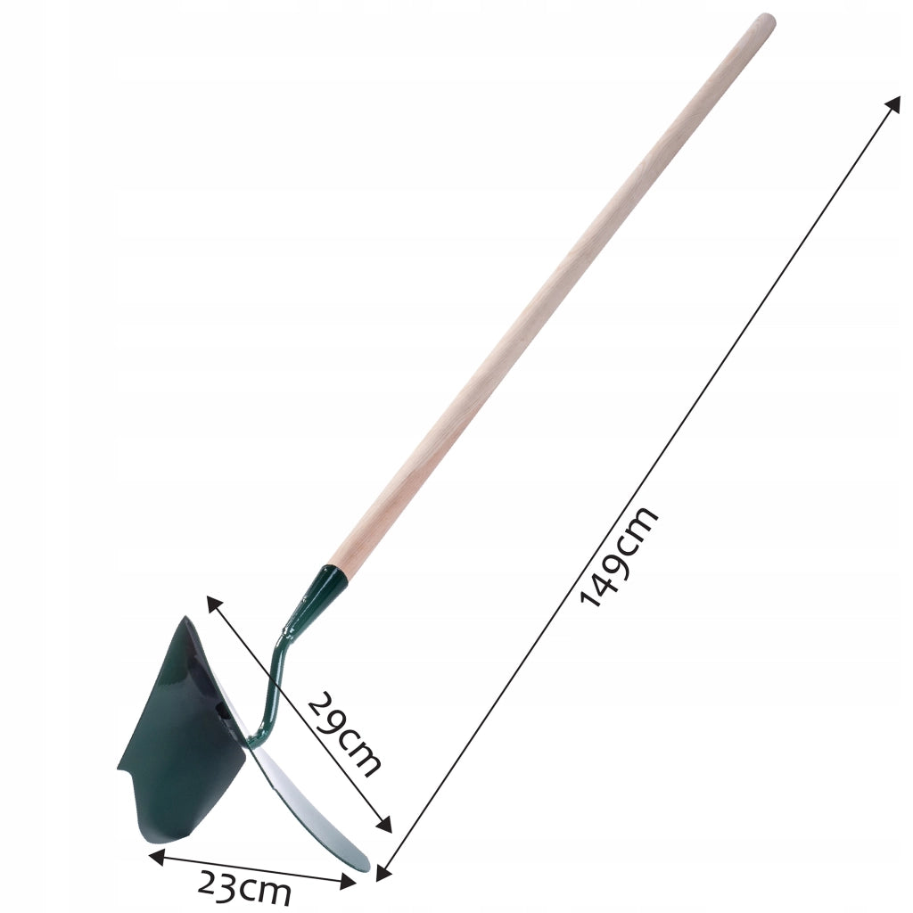 KADAX Ripper per patate manuale, grande aratro da giardino con vomere zigrinato da 149 cm