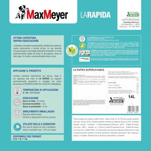 Idropittura Superlavabile per Interni La Rapida, Colore Bianco, 14L