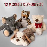 Innoliving Peluche Riscaldabile Morbido e Accogliente, Aiuta il Relax e il Benessere di Grandi e Piccini, Allevia Stress e Tensioni, Cuscino Termico Coccoloso (HUSKY MD-666)