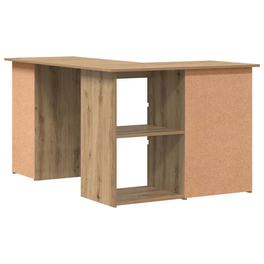 Scrivania Angolo Rovere Artigianale 145x100x76 cm Truciolato 855963