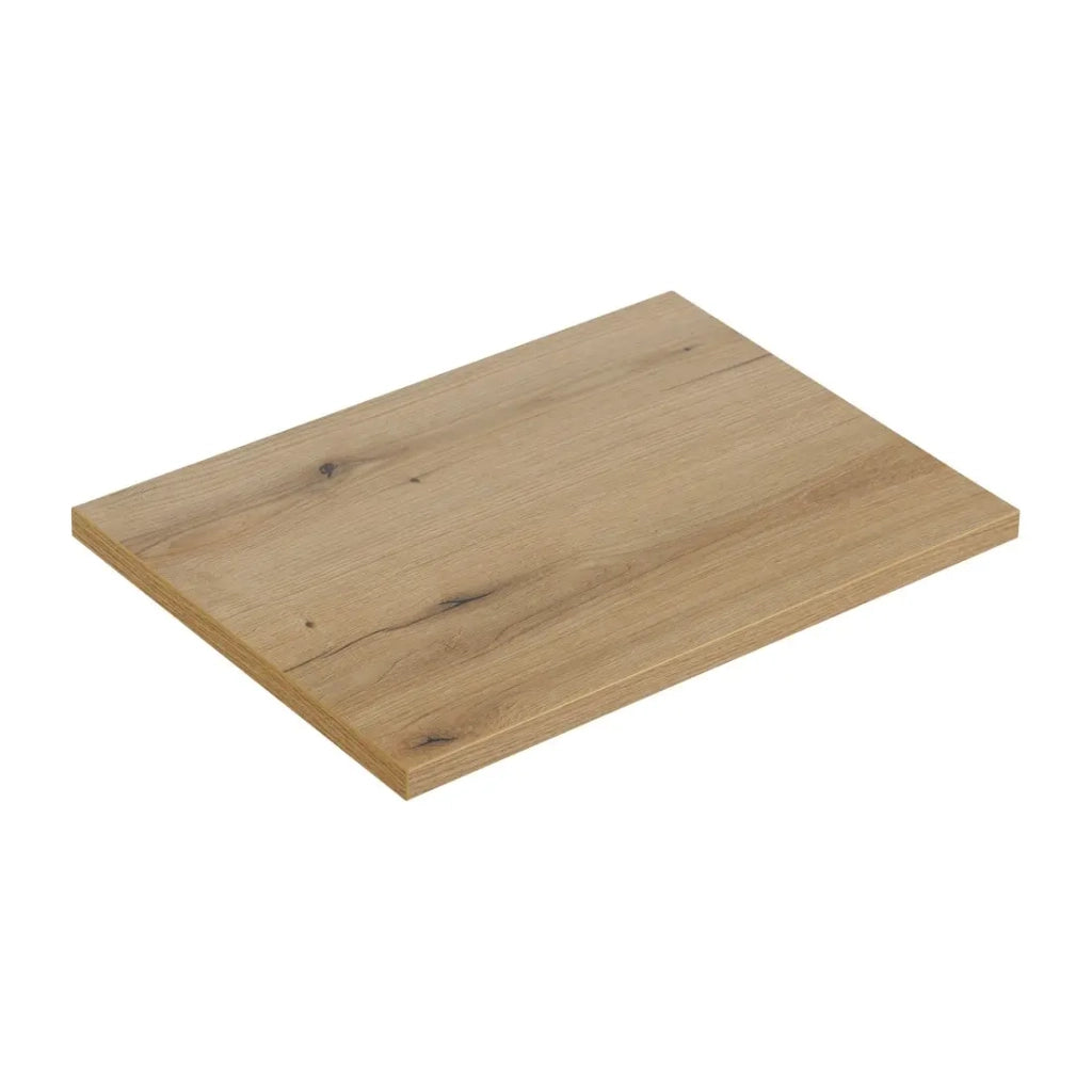 Piano lavabo VANO – Colore rovere – L70 × P40 × H2 cm – Da appoggiare
