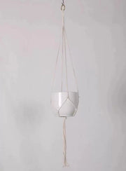 Hanger per fiori 100 cm - Corda di cotone - Lino - Design unico per decorazione interna ed esterna
