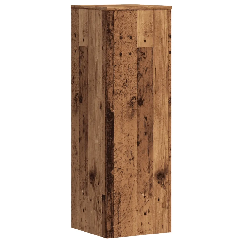 Supporti per Piante 2 pz Legno Vecchio 33x33x100 cm Multistrato 3307889