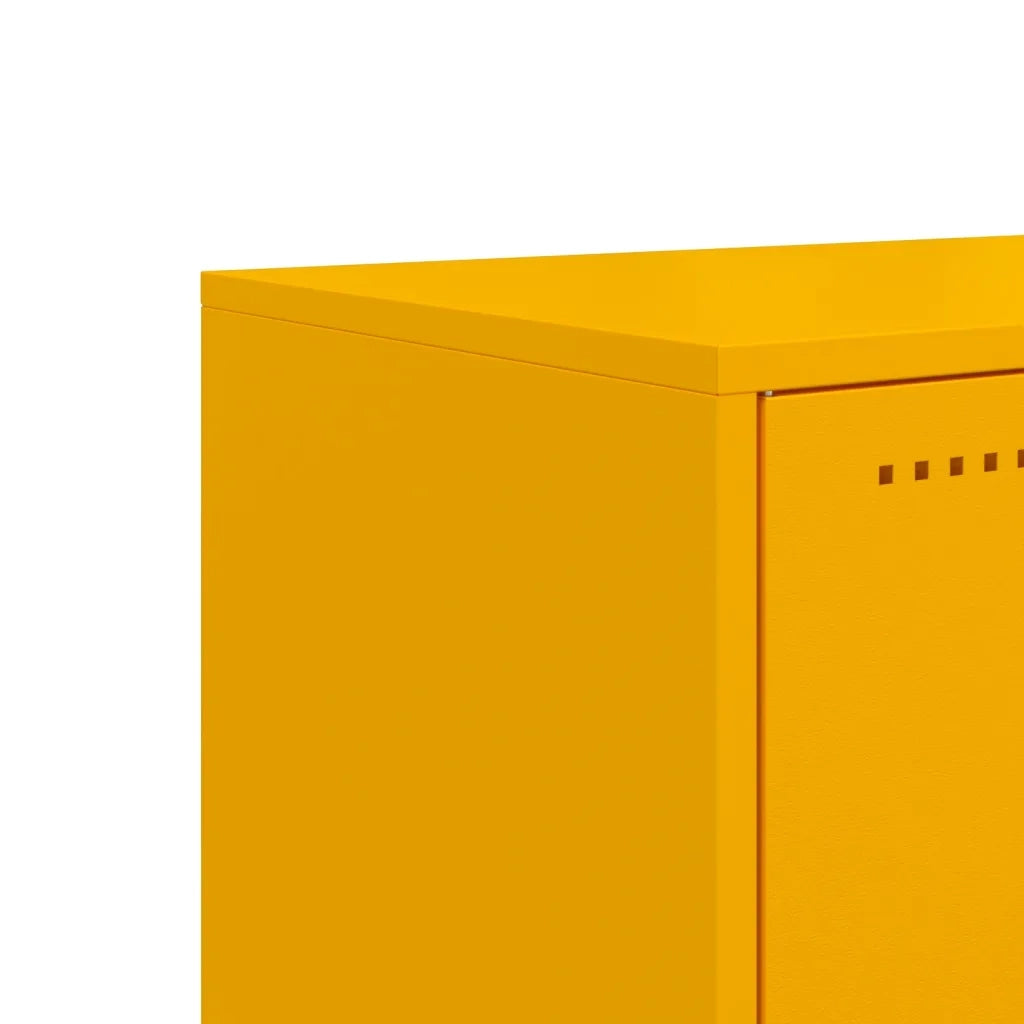 Mobile TV Giallo Senape 100,5x39x43,5 cm in Acciaio 846665