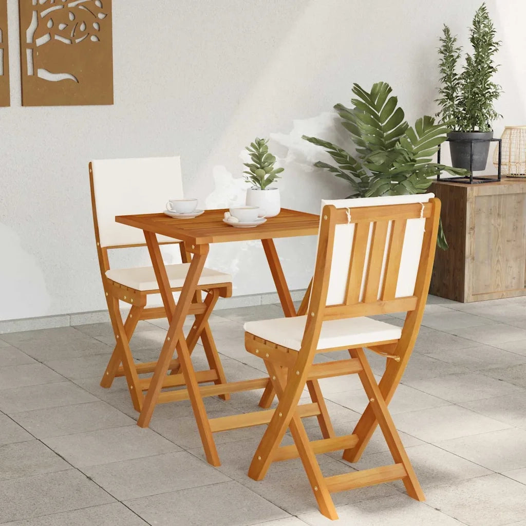 Set bistrot 3 pcs Olio Naturale Legno di Acacia Massello 4105510