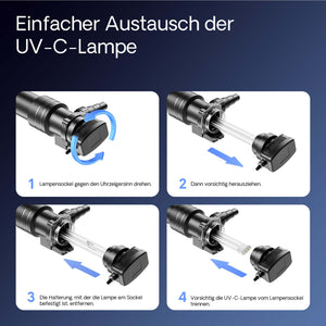 CUV-672 Chiarificatore acqua per laghetti 55W Sterilizzatore UVC