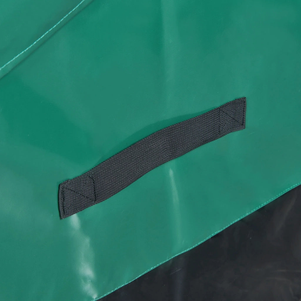 Contenitore da esterno 387 litri 122 x 64 cm verde/nero 03_0009011
