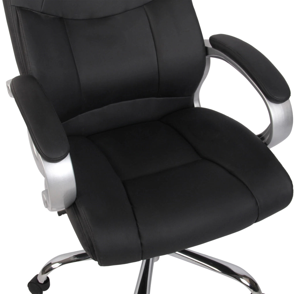 Sedia da ufficio BIG Apoll in similpelle nero