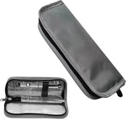 Koeltas per Diabetici - Portatile per 2 Pennelli Insuline - Ideale per Viaggi, Compatta e Pratica 20 x 8 x 3 cm