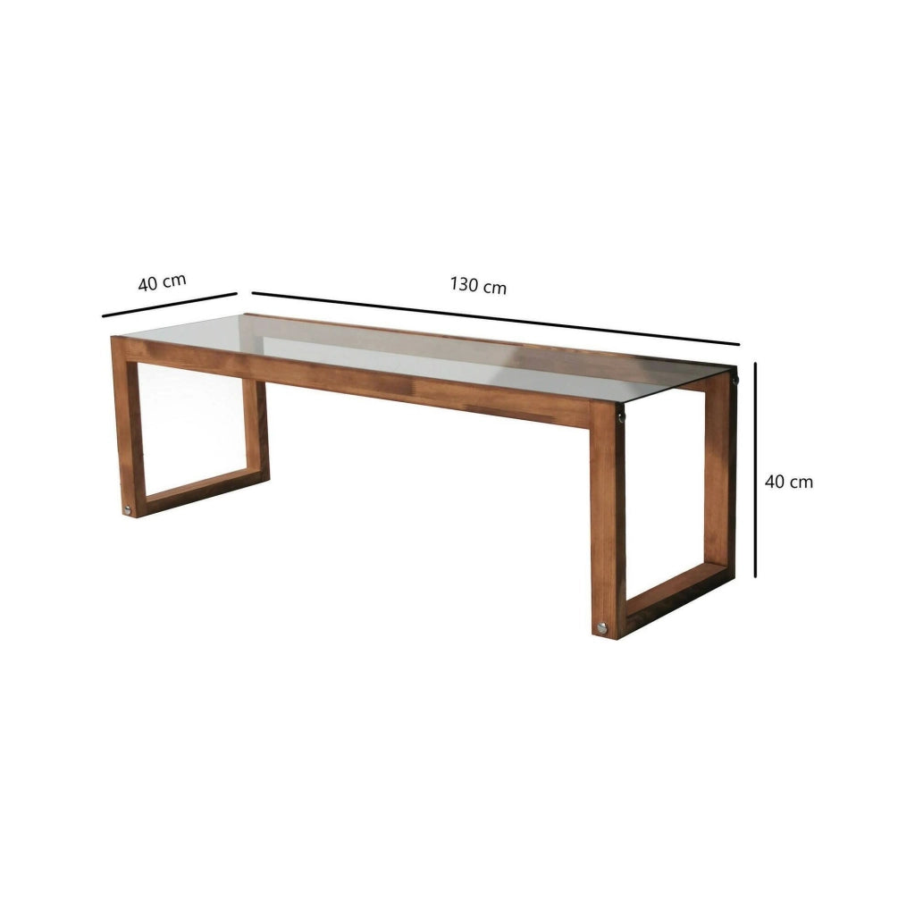 Mobile porta TV Nanauk, Credenza da soggiorno, Armadio basso per TV, Base parete attrezzata, 130x40h40 cm, Quercia