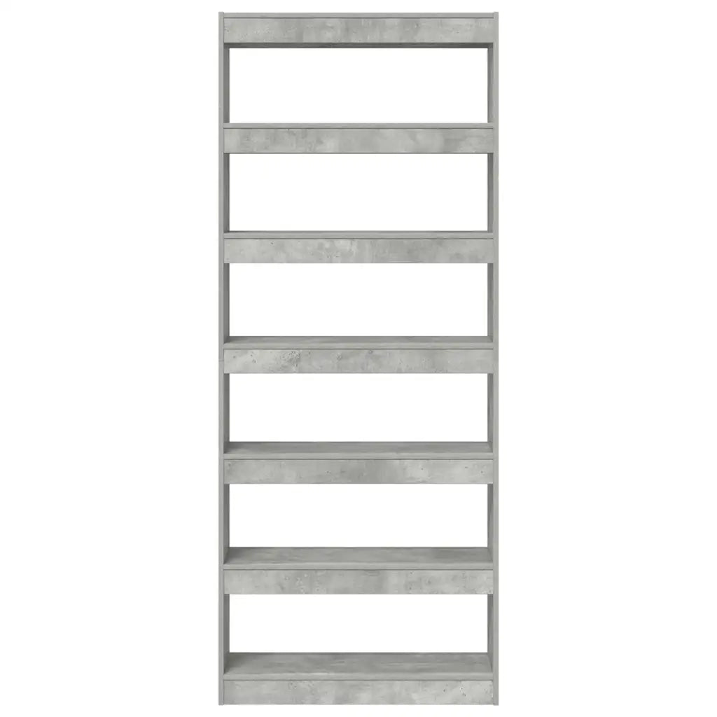 Armadio per Libri Grigio cemento 80 x 30 x 198 cm 3333919